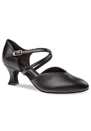 Diamant Womens Social Shoes 113-009-034-Black Leather