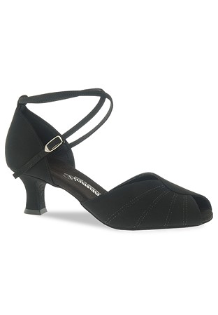 Diamant Womens Tango Shoes 027-064-040-Black Nubuk Synth
