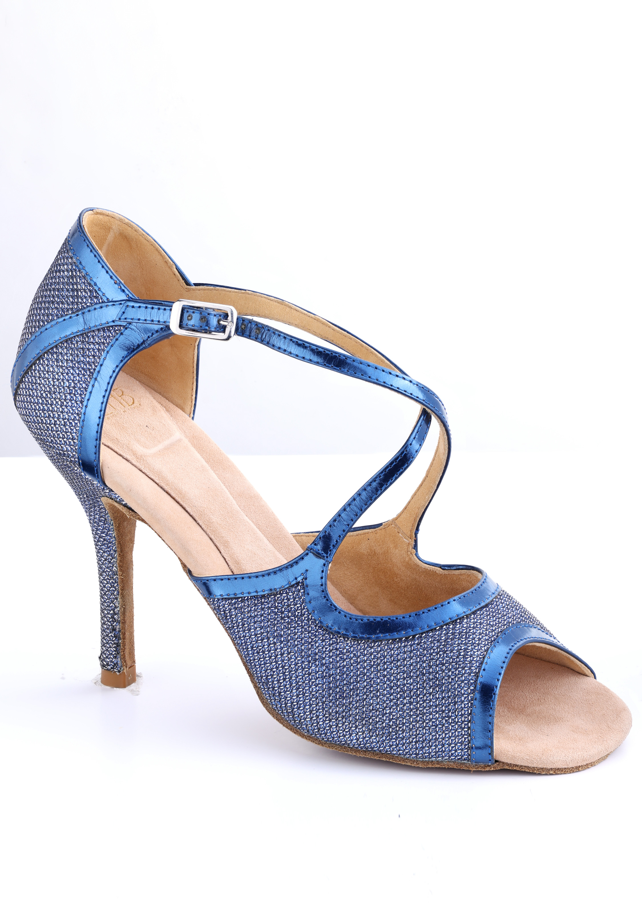 Diana Latin Shoes-Blue Mirror / Blue Lucerna 7