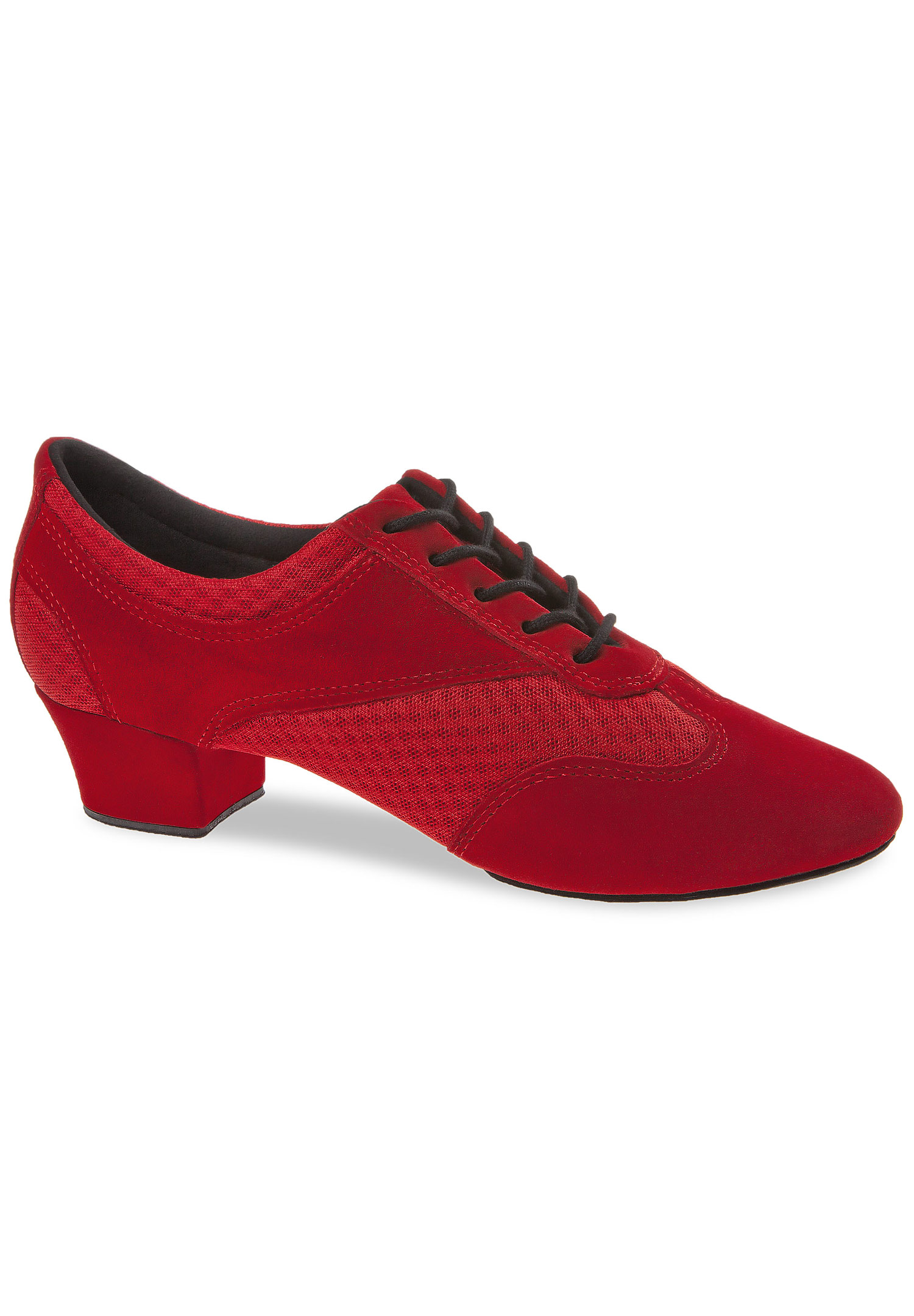 Dimant Womens Practice Shoes 188-234-579-V-Red Suede/Mesh