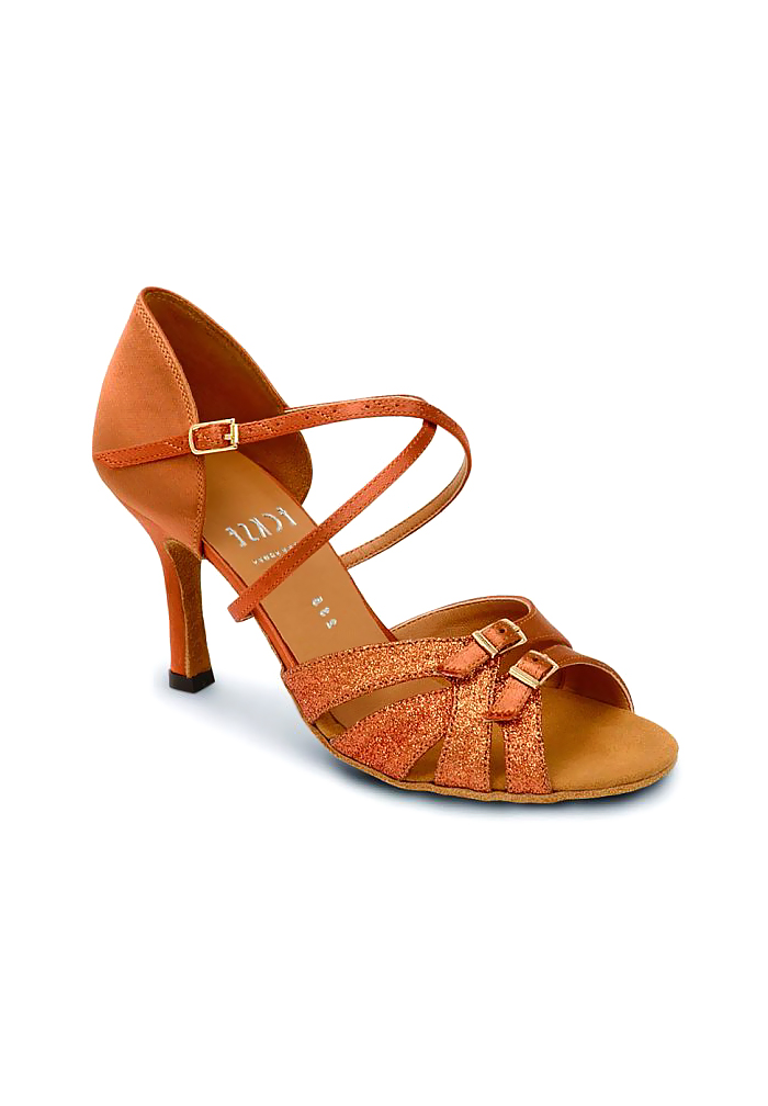 Eckse 110035 Tais / C-Round-09035-09035-Cedar Satin/Bronze Glitter Textile