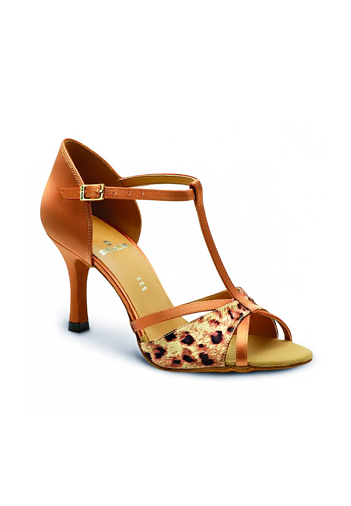 Eckse 110053 Itelia / A-Round-09035-Ceder Satin/Light Leopard Sateen