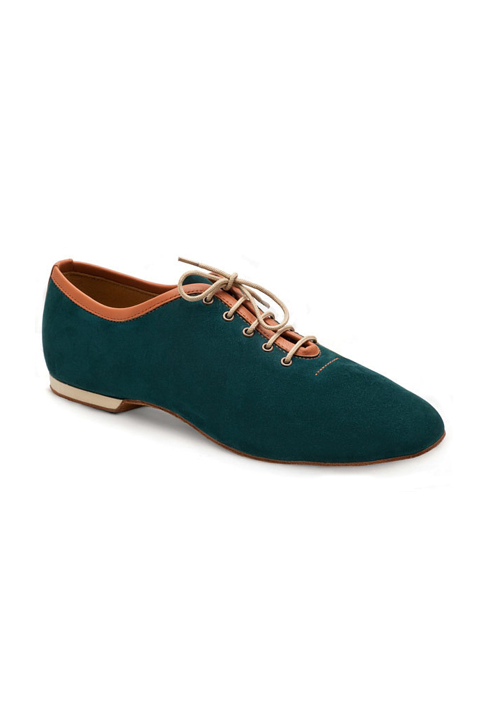 Eckse 130037 Rafa 015-Green Nubuck/Softy Cognac Leather