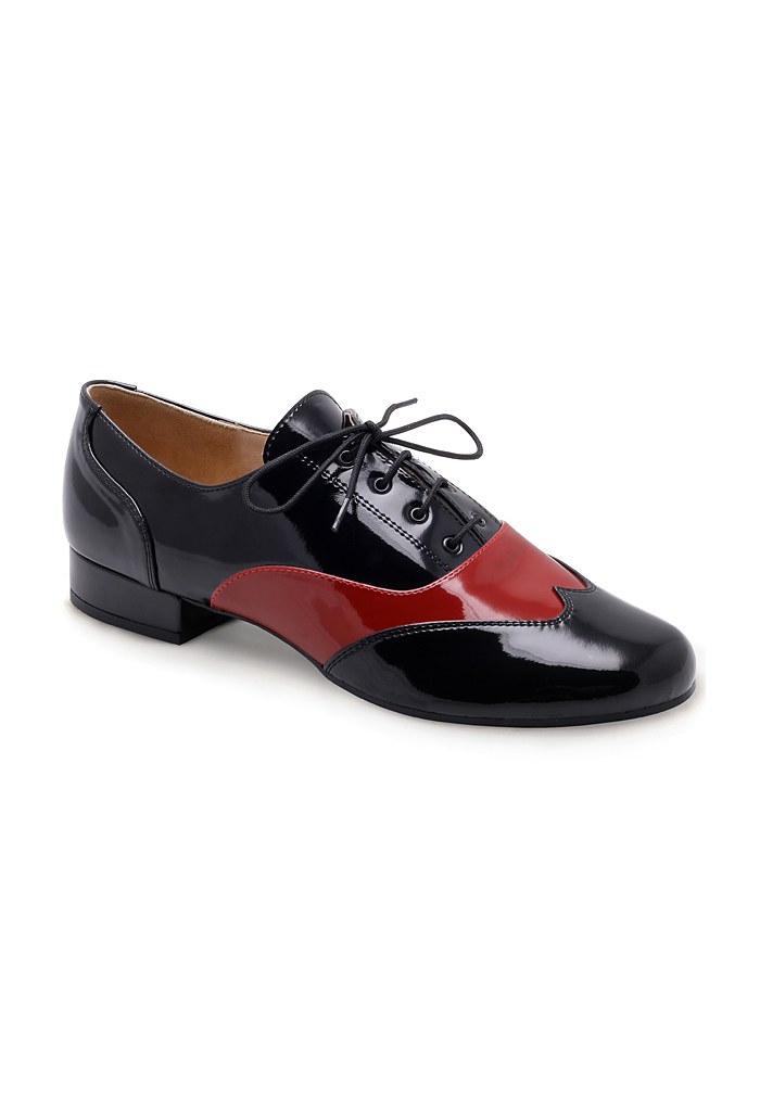 Eckse 180024 Palermo-TNG 001-BLK Patent/Red Patent