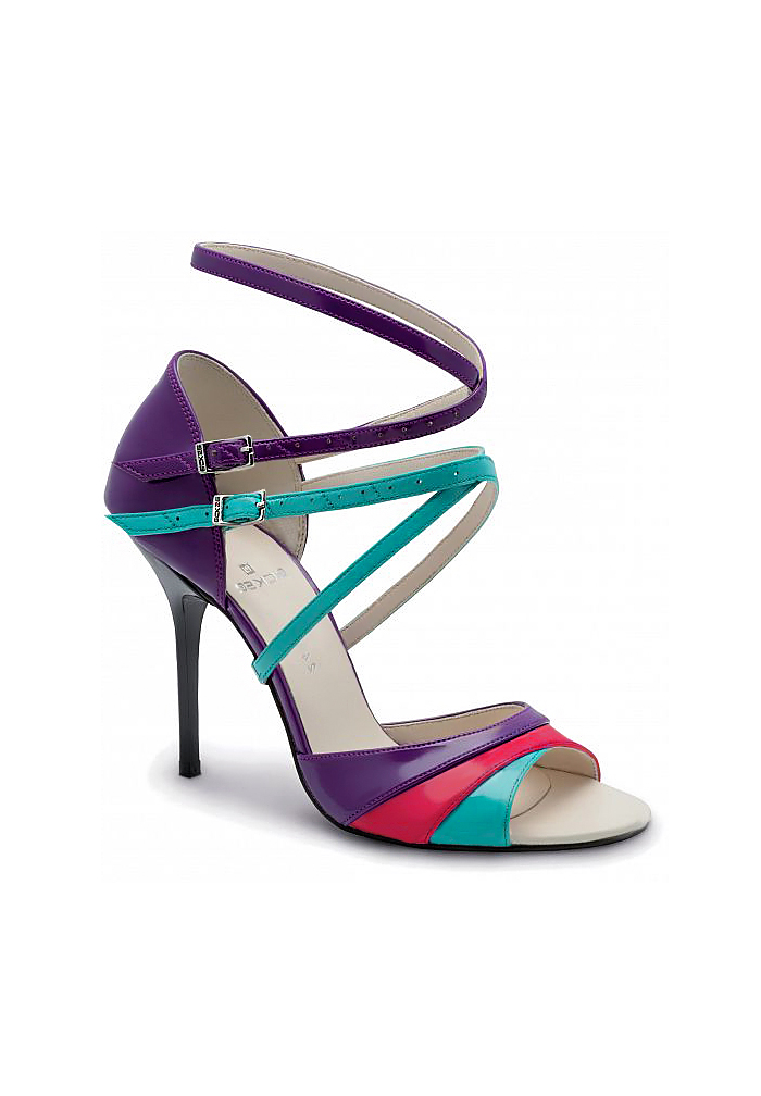 Eckse 190031 Julia - TNG 001-Violet Patent/Purple Patent/Mint Patent