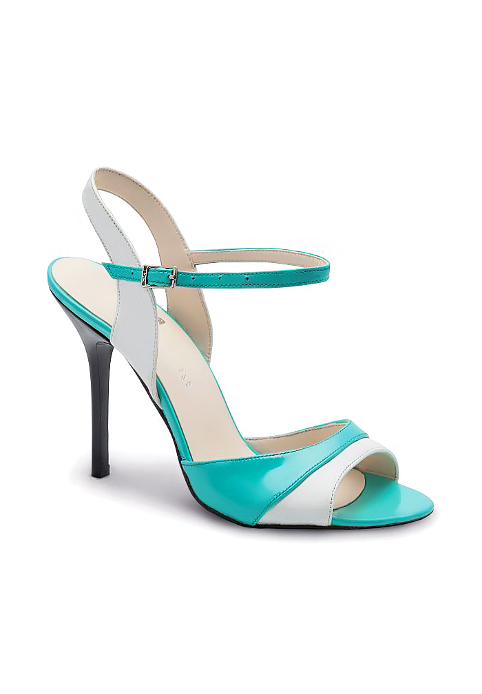 Eckse 190033 Renata - TNG 001-Mint Patent/White Leather