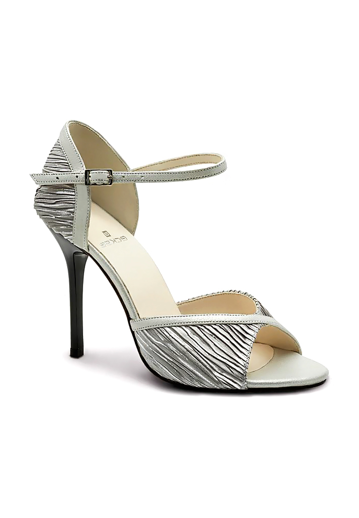 Eckse 190042 Wendy - TNG 006-Silver Sateen/Silver Leather