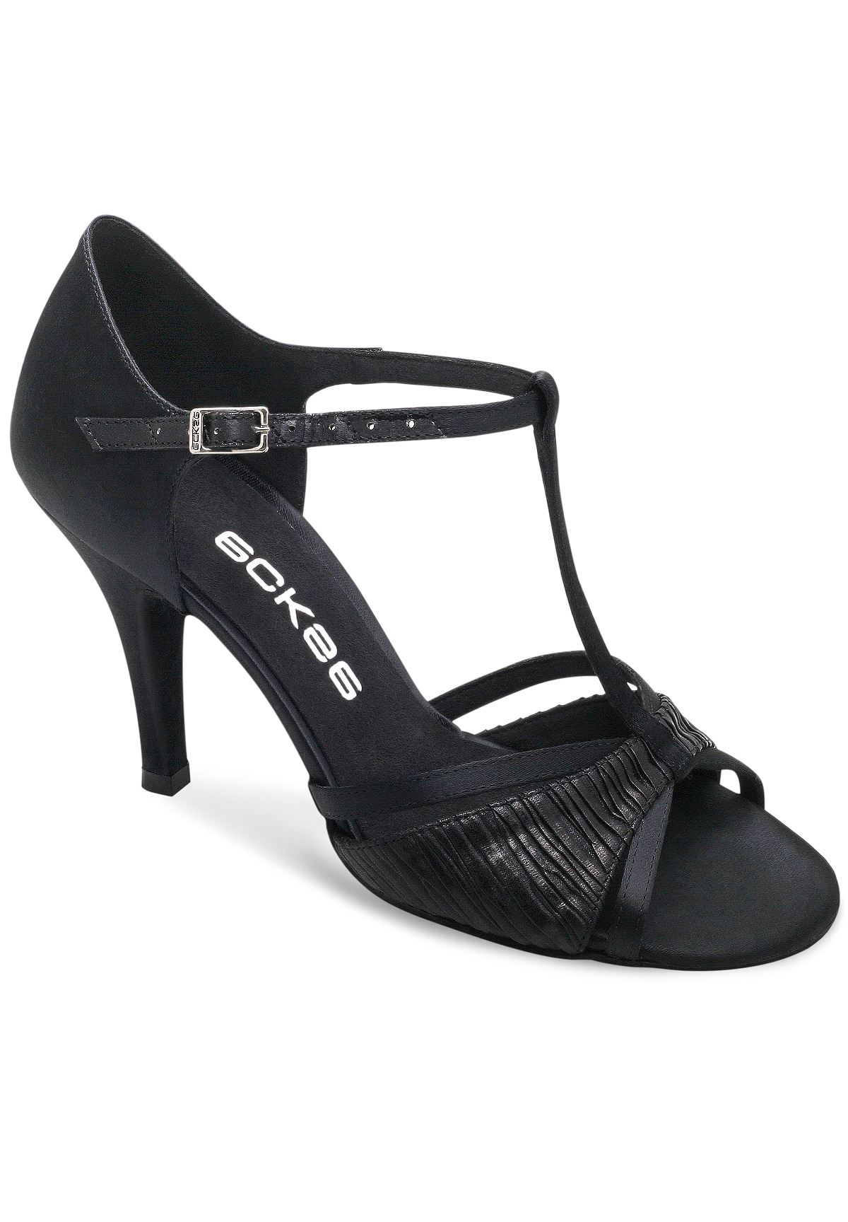 Eckse 200016 Itelia-S 002 / 09035-Black Pressed Sateen/Black Sateen