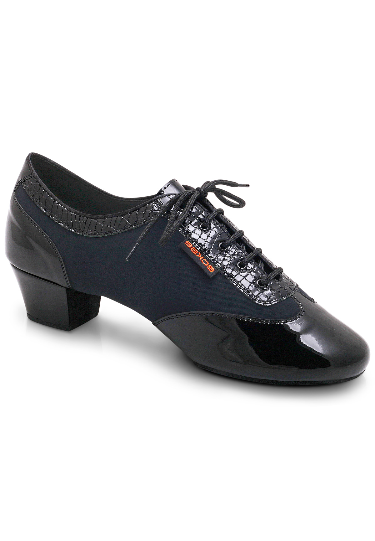 Eckse 240038 Tiberius -IR Black Lacquer/BLK Supple Matte/BLK Crocodile Lacquer