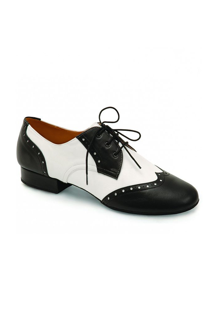 Eckse 250010 Luigi-Softy BLK Leather/Softy White Leather