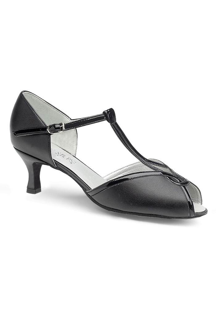 Freed of London Citrine Social Dance Shoes-Black PU