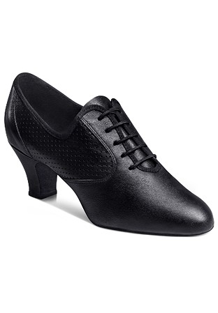Freed of London Florence Practice Shoes-Black Leather