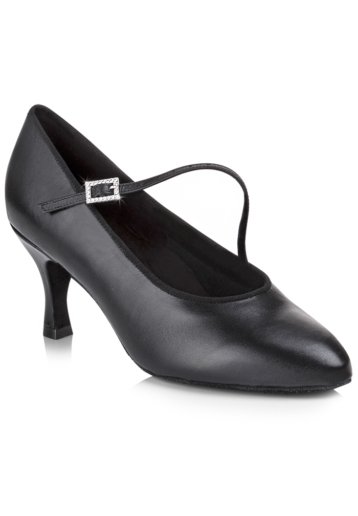 Freed of London Ivy Ballroom Dance Shoes-Black Leather