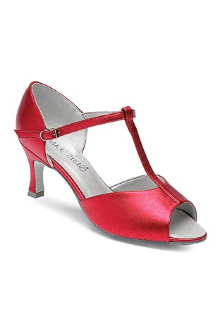 Freed of London Jade Latin Dance Shoes-Red PU