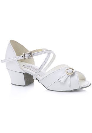 Freed of London Lyla Latin Dance Shoes-White Leather