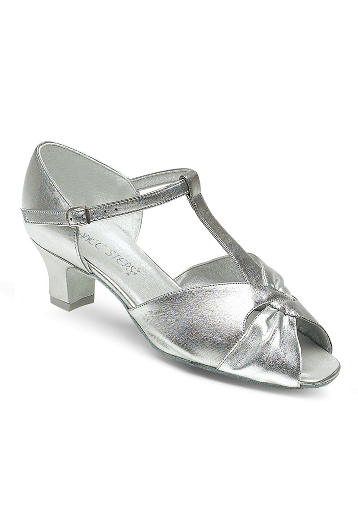 Freed of London Marcasite Social Dance Shoes-Silver Synthetic