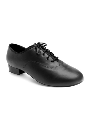Freed of London Mens Ballroom Dance Shoes 6692-Black Leather