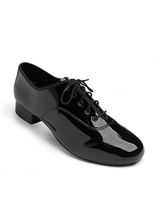 Freed of London Mens Ballroom Dance Shoes 6692-Black Patent