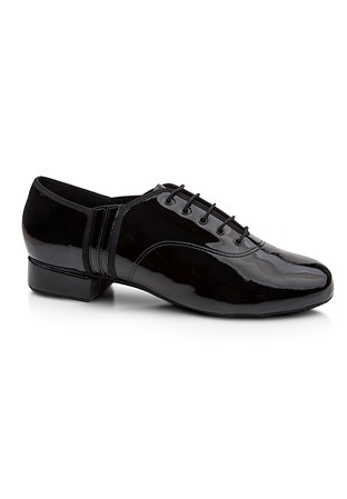 Freed of London Mens Ballroom Dance Shoes Modern Flex-Black Patent