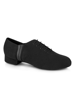Freed of London Mens Ballroom Dance Shoes Modern Flex-Black Softweave