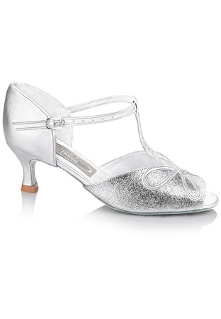 Freed of London Neptune Social Dance Shoes-Silver