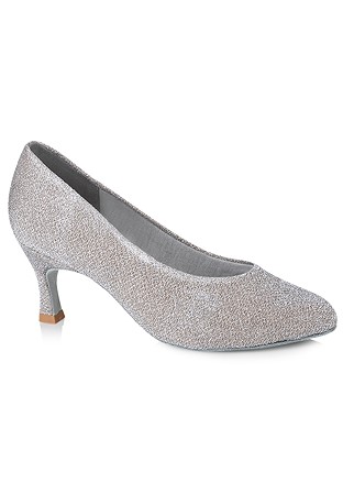 Freed of London Pearl Ballroom Shoes-Silver Lurex