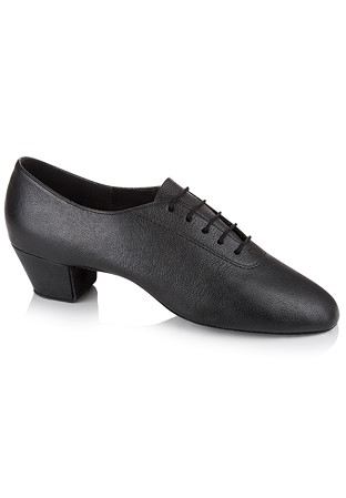 Freed of London Mens Professional Latin Dance Shoes-Black Leather