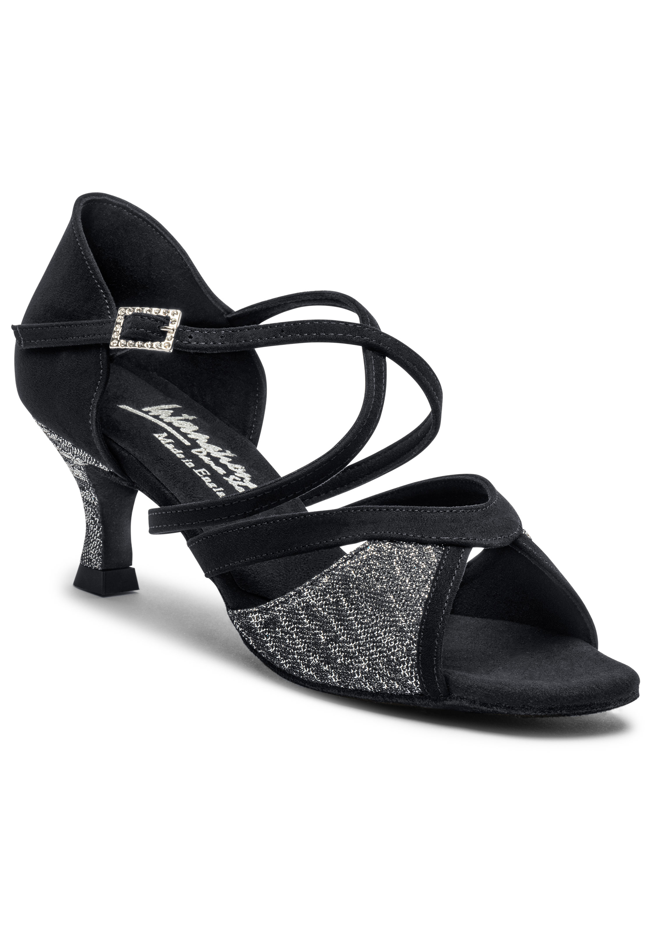 Freed of London Rosana Latin Dance Shoes-Black Zebra