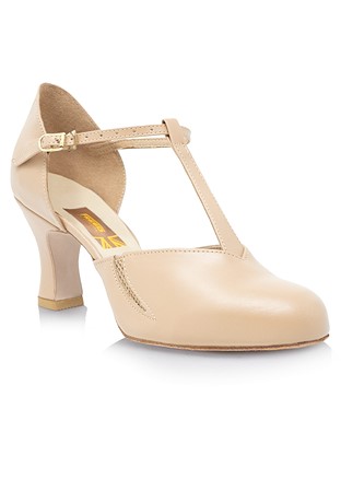 Freed of London Showflex Practice Dance Shoes-Tan Leather