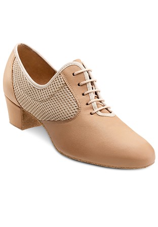 Freed of London Venice Practice Dance Shoes-Tan Leather/Tan Mesh