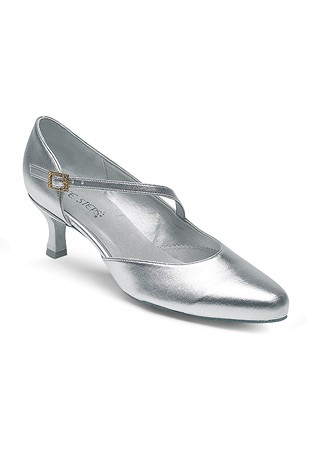Freed of London Venus Social Dance Shoes-Silver