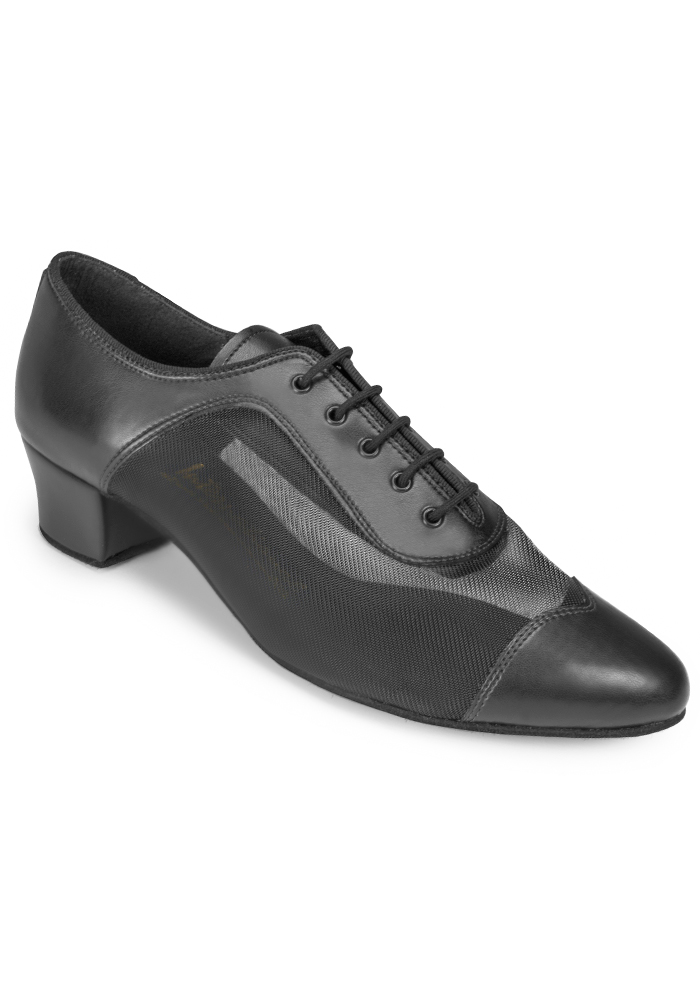 International Dance Shoes IDS CK Line -Black Calf/Black Mesh