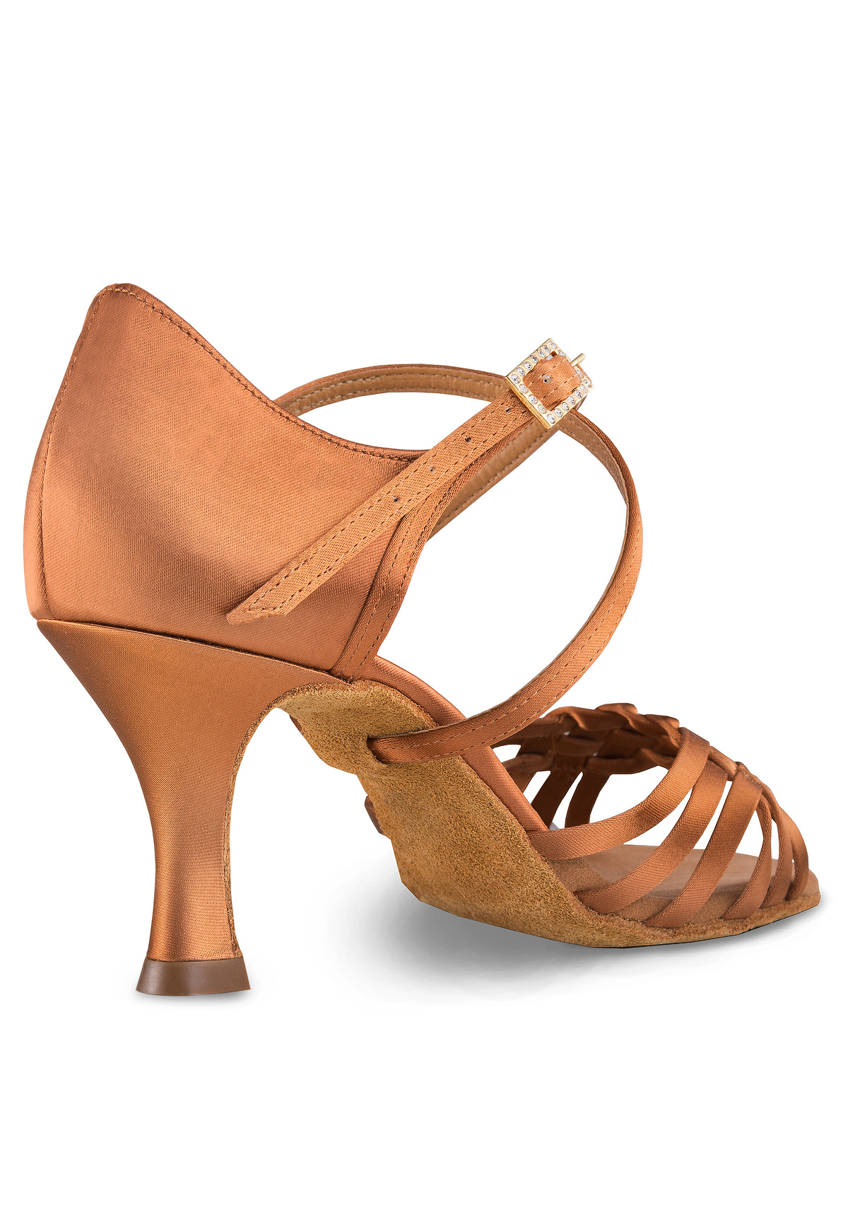 Linodes PU Leather Ankle Strap Character Shoe 1.55" Dance Shoes For - View #3