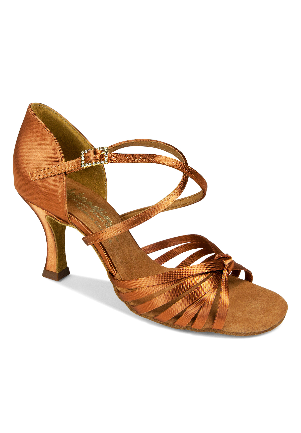 International Dance Shoes IDS Fiorella -Tan Satin