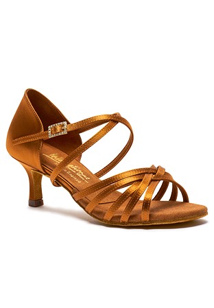 International Dance Shoes IDS Flavia -Tan Satin