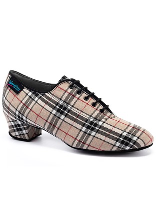 International Dance Shoes IDS Heather Full Sole -Beige Check