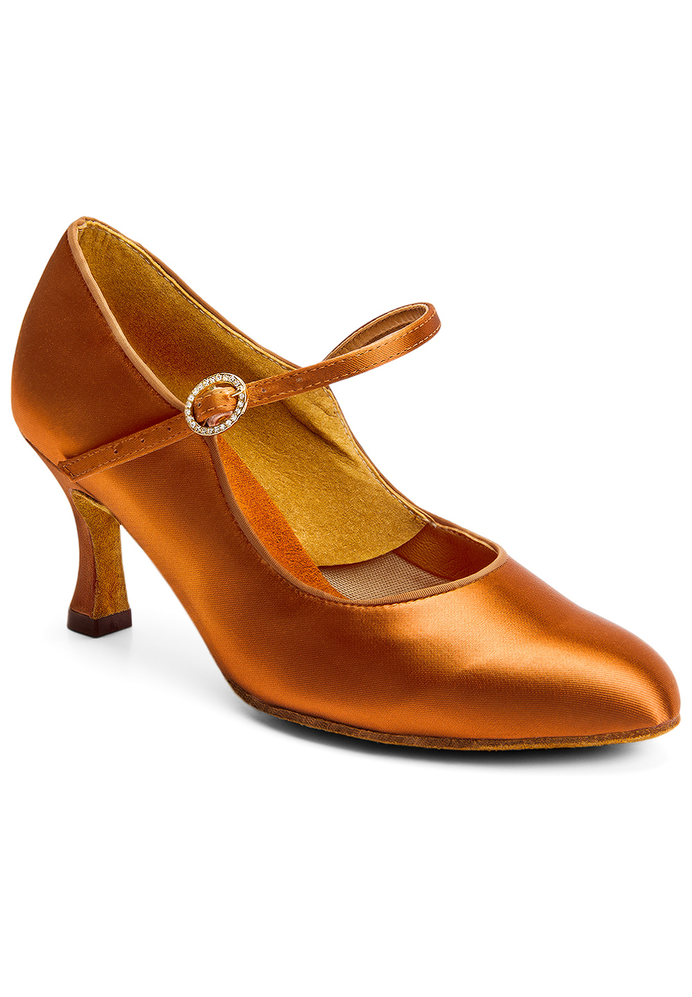 International Dance Shoes IDS ICS Classic -Tan Satin
