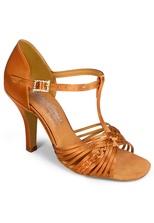 International Dance Shoes IDS Svetlana -Tan Satin