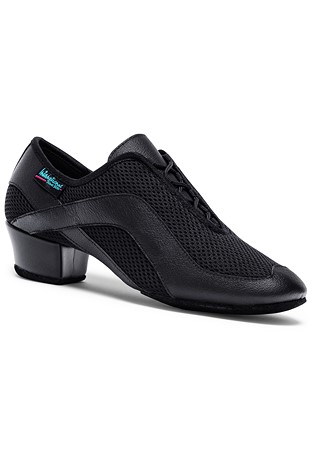 International Dance Shoes IDS Fusion SS-Black Leather/Air Mesh