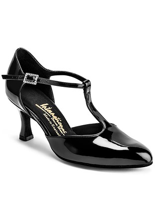 International Dance Shoes IDS Zoe in Round Toe-Black Patent