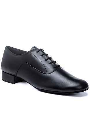 International Dance Shoes IDS Mens Oxford-Black Calf
