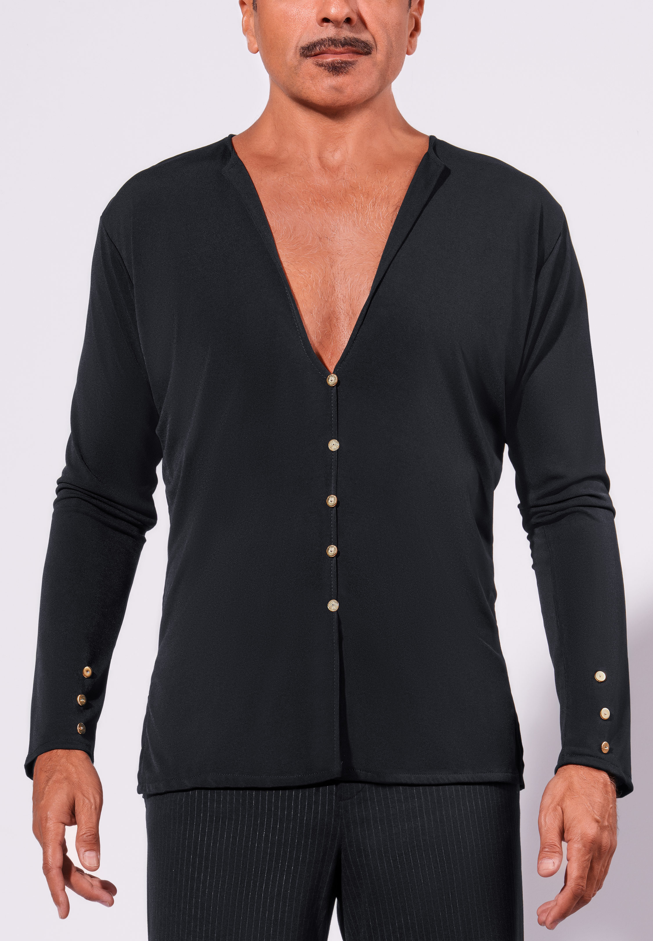 International Dance Shoes IDS Mens Randolph-Black Nubuck/Gunmetal Frog/Black Patent