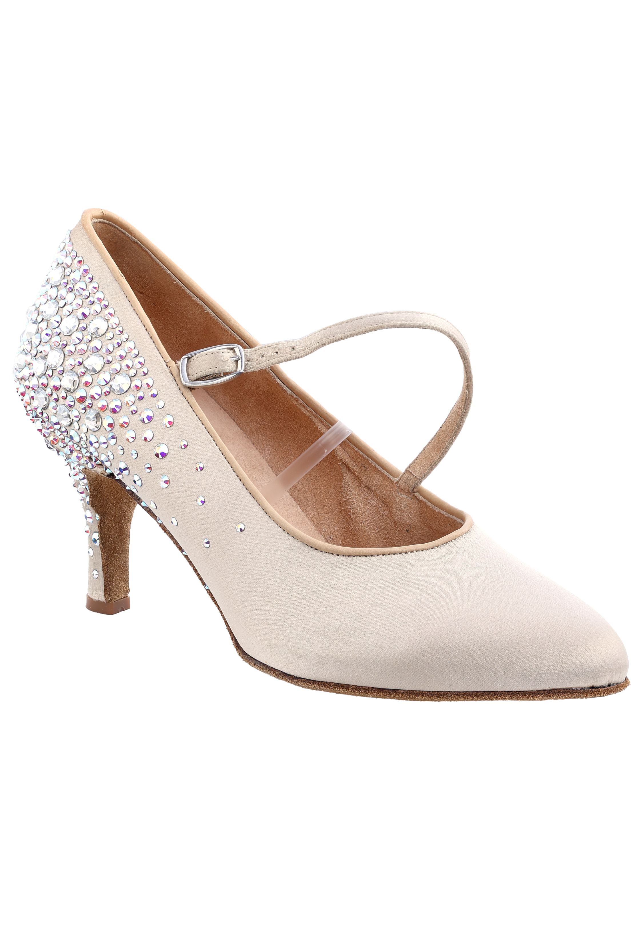 Mandia Ballroom Shoes-Satin 023 / Full Swaroski