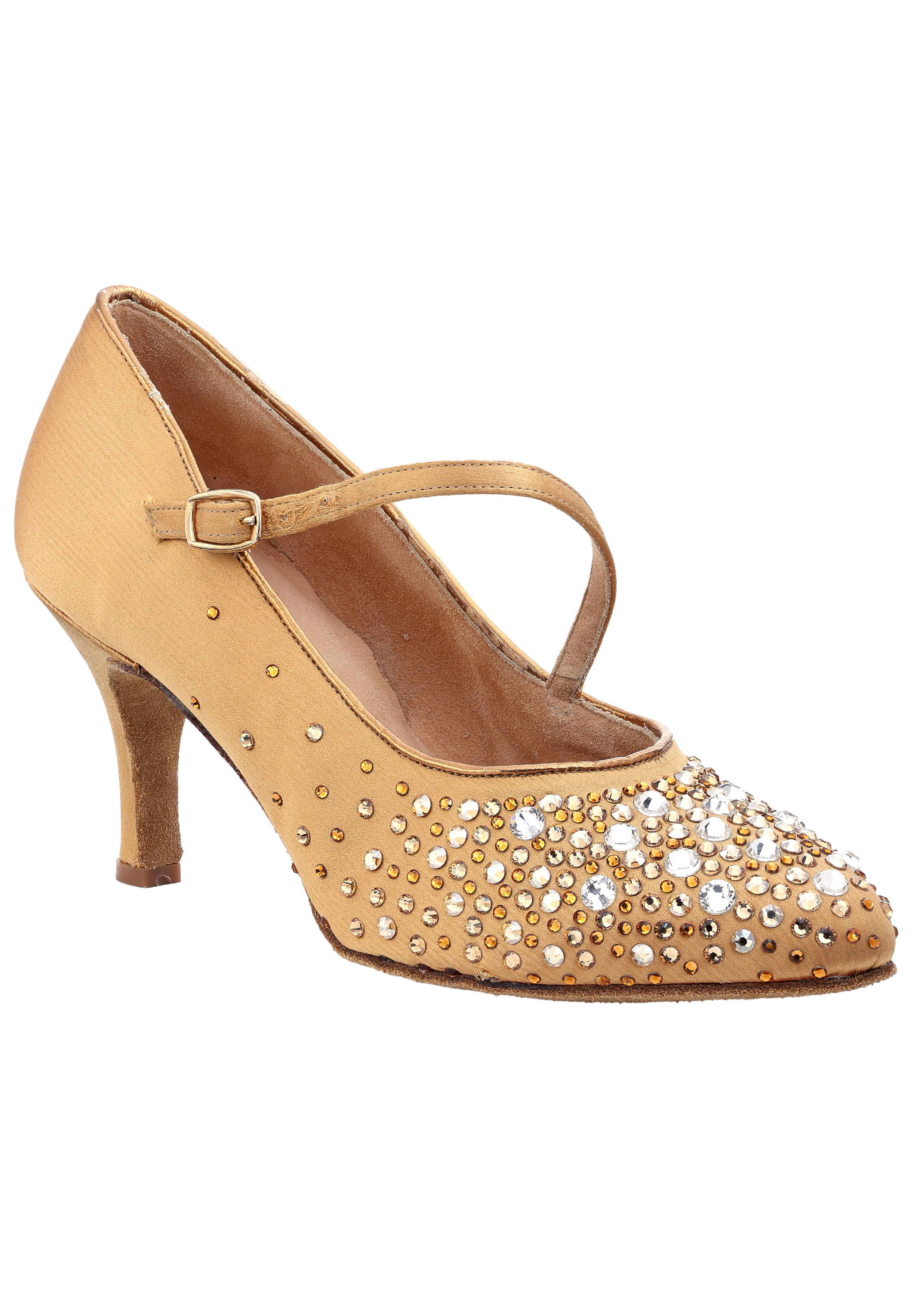 Mandia Ballroom Shoes-Satin 064 / Full Swaroski