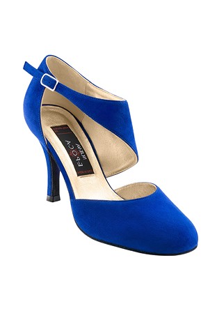 Nueva Epoca Reyna Dance Shoes-Blue Suede