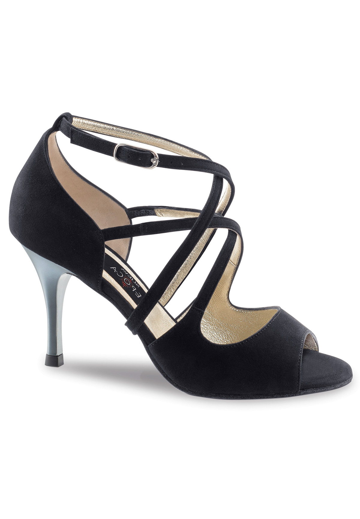 Nueva Epoca Riana Dance Shoes-Black Suede