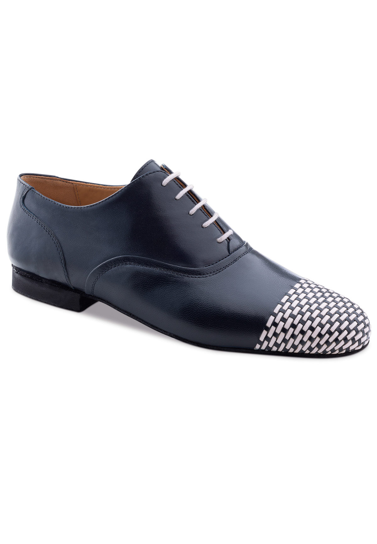 Nueva Epoca Zorro Dance Shoes-Blue/Beige Nappa