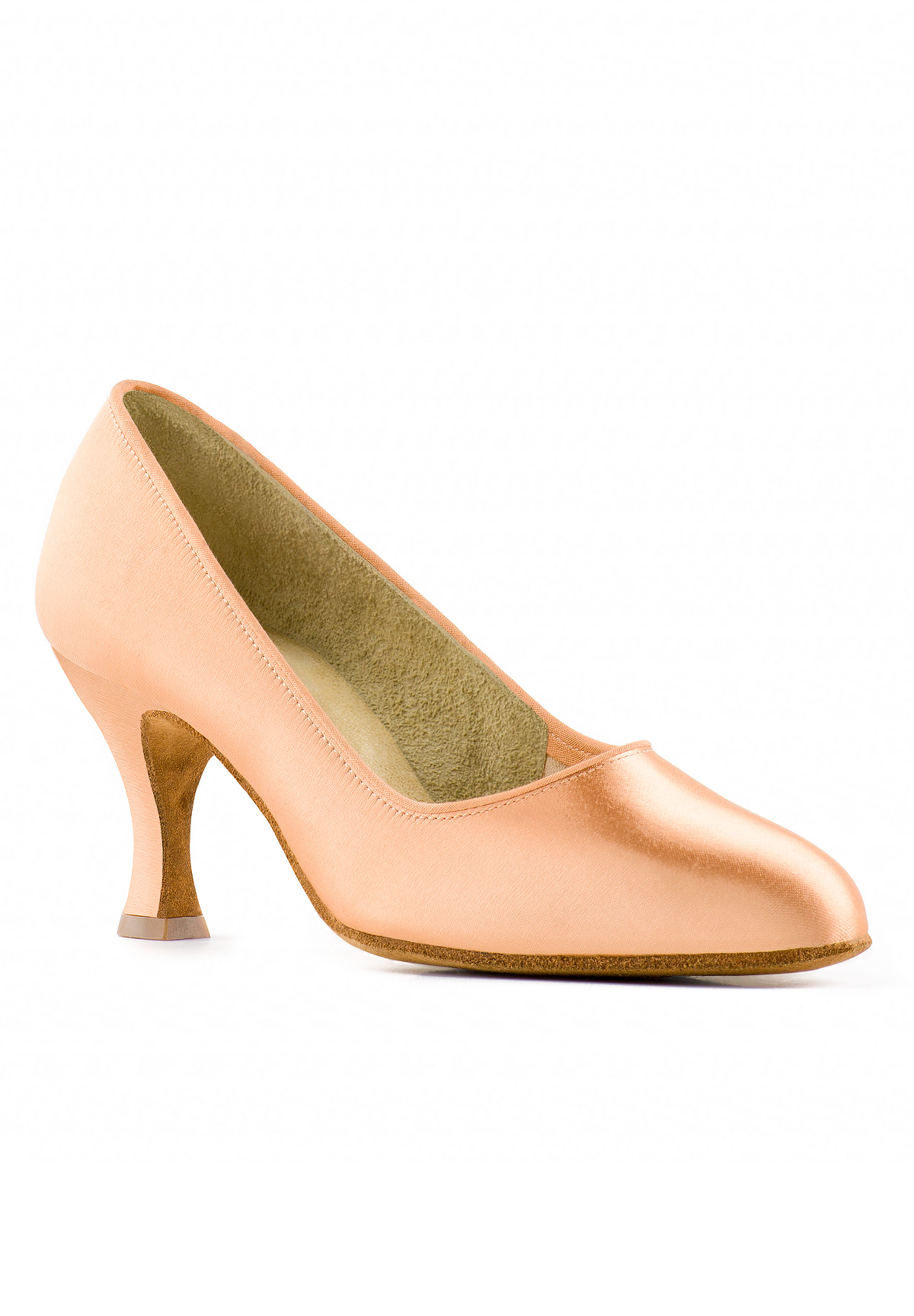 Paoul 1050 Court Shoes-Flesh Satin