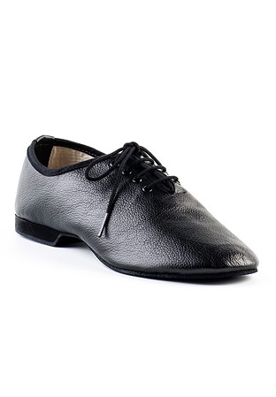 Paoul 13 Jazz Shoes-Black Leather