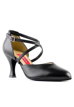 Paoul 18 Charleston Shoes-Black Leather